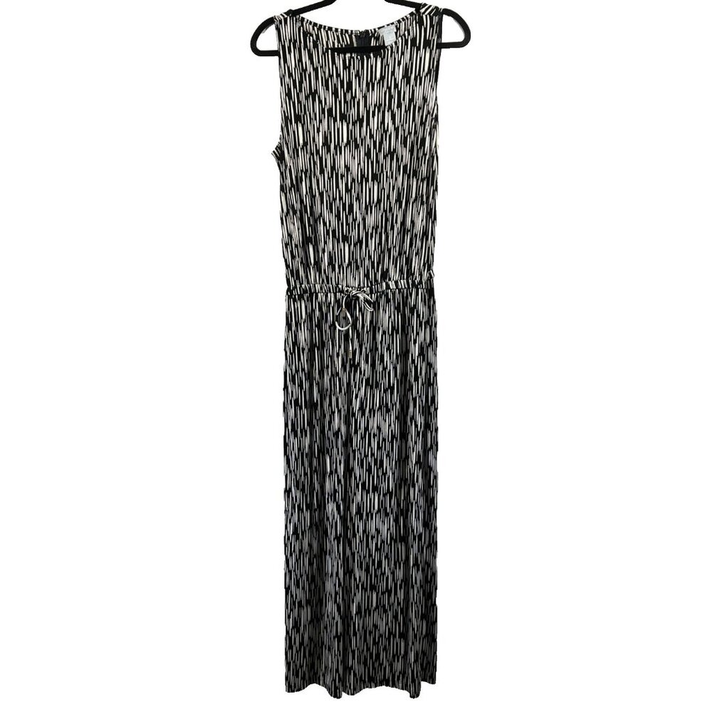 Chico's Monochrome Sleeveless Jumpsuit